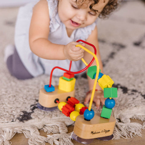 First Bead Maze-Additional Need, Cerebral Palsy, Fine Motor Skills, Gifts For 1 Year Olds, Gifts For 6-12 Months Old, Helps With, Maths, Primary Maths, Shape & Space & Measure, Stock, Strength & Co-Ordination, Tracking & Bead Frames-Learning SPACE
