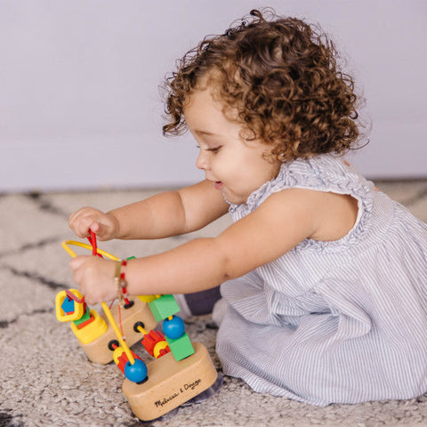 First Bead Maze-Additional Need, Cerebral Palsy, Fine Motor Skills, Gifts For 1 Year Olds, Gifts For 6-12 Months Old, Helps With, Maths, Primary Maths, Shape & Space & Measure, Stock, Strength & Co-Ordination, Tracking & Bead Frames-Learning SPACE