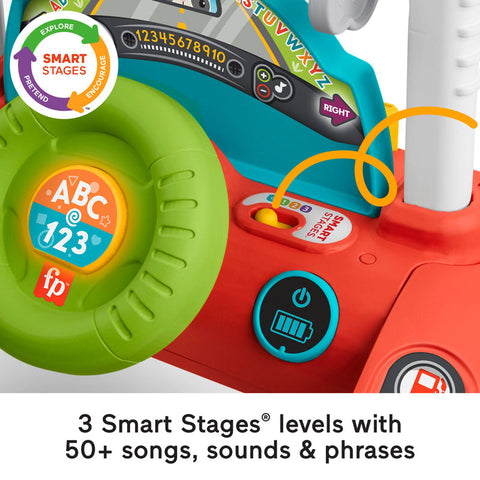 Fisher-Price 2 Sided Steady Speed Walker-Baby Cause & Effect Toys, Baby Sensory Toys, Baby Toys, Baby Walker, Fisher Price-Learning SPACE