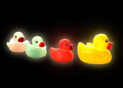 Flashing Duck Family - Set of 4-AllSensory, Baby Sensory Toys, Early Years Sensory Play, Gifts for 0-3 Months, Gifts For 1 Year Olds, Sensory Light Up Toys, Stock-Learning SPACE