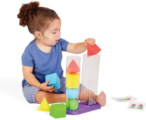 Geostackers - Stack and Sort-AllSensory, Baby & Toddler Gifts, Baby Maths, Baby Sensory Toys, Building Blocks, Early Years Maths, Edushape Toys, Gifts For 1 Year Olds, Maths, Nurture Room, Primary Maths, Shape & Space & Measure, Stacking Toys & Sorting Toys, Stock-Learning SPACE
