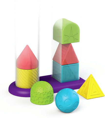 Geostackers - Stack and Sort-AllSensory, Baby & Toddler Gifts, Baby Maths, Baby Sensory Toys, Building Blocks, Early Years Maths, Edushape Toys, Gifts For 1 Year Olds, Maths, Nurture Room, Primary Maths, Shape & Space & Measure, Stacking Toys & Sorting Toys, Stock-Learning SPACE