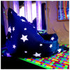 Giant Star Print UV Bean Bag-AllSensory, Bean Bags, Bean Bags & Cushions, Eden Learning Spaces, Star & Galaxy Theme Sensory Room, Stock, Teenage & Adult Sensory Gifts, UV Reactive-Learning SPACE