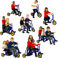 Go Bikes & Trikes Complete Set (8 Bikes)-Additional Need, Baby & Toddler Gifts, Baby Ride On's & Trikes, Early Years. Ride On's. Bikes. Trikes, Exercise, Gross Motor and Balance Skills, Helps With, Learning Difficulties, Playground Equipment, Ride & Scoot, Ride On's. Bikes & Trikes, Trikes-Learning SPACE