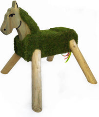 Grass Seating - Pony (Standing)-Additional Need, Children's Wooden Seating, Forest School & Outdoor Garden Equipment, Gross Motor and Balance Skills, Helps With, Nature Learning Environment, Outdoor Furniture, Playground Equipment, Seating, Sensory Garden, Stock-Learning SPACE