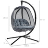 Hanging Egg Chair - Swing Hammock with Side Pocket-Full Size Seating, Hammocks, Indoor Swings, Movement Chairs & Accessories, Outdoor Swings, Reading Area, Seating, Teen & Adult Swings-Learning SPACE