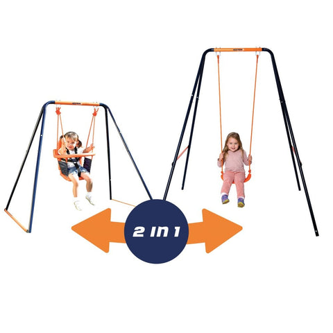 Hedstrom Deluxe 2 in 1 Swing-Baby Swings, Hedstrom, Outdoor Swings, Seasons, Summer-Learning SPACE