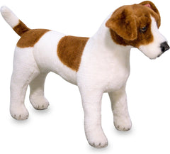 Jack Russell Terrier Dog Giant Stuffed Animal-Baby Soft Toys, Comfort Toys, Dolls & Doll Houses, Gifts For 3-5 Years Old, Imaginative Play, Nurture Room-Learning SPACE
