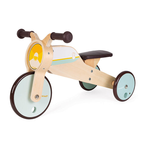 Janod Rocking Tricycle-Ride-ons Toys-AllSensory, Baby & Toddler Gifts, Baby Ride On's & Trikes, Early Years. Ride On's. Bikes. Trikes, Eco Friendly, Janod Toys, Ride & Scoot, Ride On's. Bikes & Trikes, Sensory Processing Disorder, Vestibular-Learning SPACE