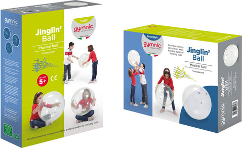 Jinglin' Sensory Ball-Additional Need, AllSensory, Blind & Visually Impaired, Gross Motor and Balance Skills, Gymnic, Sensory & Physio Balls, Sensory Balls, Sound, Stock-Learning SPACE