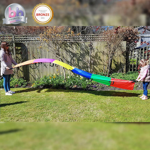 Junior Rainbow Wave-Active Games, EDUK8, Forest School & Outdoor Garden Equipment, Playground, Playground Equipment, Sensory Garden-Learning SPACE
