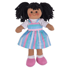 Kira Rag Doll 28cm-Baby Soft Toys, Bigjigs Toys, Comfort Toys, Dolls & Doll Houses, Gifts For 1 Year Olds, Gifts For 2-3 Years Old, Imaginative Play, Puppets & Theatres & Story Sets-Learning SPACE