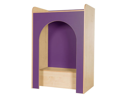 KubbyClass® Library Reading Nook-Nooks, Nooks dens & Reading Areas, Willowbrook-Plum-Learning SPACE