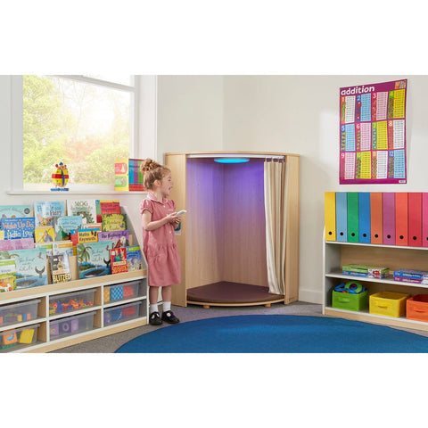LED Corner Cabinet-Calming and Relaxation, Chill Out Area, Helps With, Reading Den, Sensory Room Furniture-Learning SPACE