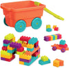 LOCBLOC Wagon - 54 Chunky Building Blocks-Additional Need, Baby & Toddler Gifts, Battat Toys, Building Blocks, Engineering & Construction, Farms & Construction, Gifts For 2-3 Years Old, Gifts For 6-12 Months Old, Gross Motor and Balance Skills, Helps With, Imaginative Play, Maths, Primary Maths, S.T.E.M, Shape & Space & Measure, Stacking Toys & Sorting Toys, Stock, Strength & Co-Ordination-Learning SPACE