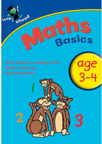 Leap Ahead Maths 3-4 Workbook-Addition & Subtraction, Back To School, Counting Numbers & Colour, Early Years Books & Posters, Early Years Maths, Maths, Maths Worksheets & Test Papers, Multiplication & Division, Primary Maths, S.T.E.M, Seasons, Stock-Learning SPACE