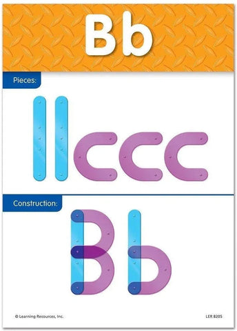 Letter Construction Activity Set-Dyslexia, Early Years Literacy, Handwriting, Learn Alphabet & Phonics, Learning Difficulties, Learning Resources, Light Box Accessories, Neuro Diversity, Primary Literacy, Stock, Strength & Co-Ordination-Learning SPACE