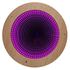 Light Up Circular Infinity Mirror 50cm-AllSensory, Baby Sensory Toys, Baby Soft Play and Mirrors, Discontinued, Early Years Sensory Play, Sensory Mirrors, Sensory Seeking, Stock, TTS Toys-Learning SPACE