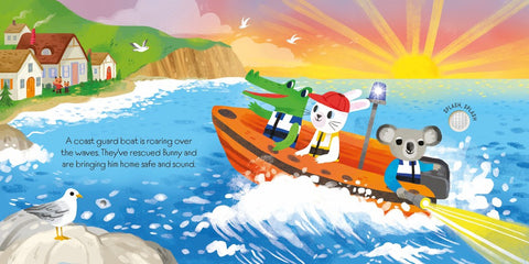 Lights and Sounds Emergency Vehicles Book-Baby Books & Posters, Cars & Transport, Early Years Books & Posters, Imaginative Play, Sound Books, Usborne Books-Learning SPACE