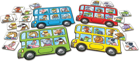 Little Bus Lotto Mini Game-Early Years Maths, Early Years Travel Toys, Gifts For 2-3 Years Old, Maths, Memory Pattern & Sequencing, Orchard Toys, Primary Games & Toys, Primary Maths, Primary Travel Games & Toys, Stock-Learning SPACE