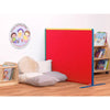 Little Rainbows Freestanding Junior Partition-Dividers-1200mm(w)x900mm(h)-Red-Learning SPACE