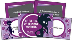 Little Tin of Teenage Worries-Additional Need, AllSensory, Bullying, Calmer Classrooms, Emotions & Self Esteem, Mindfulness, PSHE, Social Emotional Learning, Specialised Books, Stock, Teenage & Adult Sensory Gifts, Teenage Help Books-Learning SPACE