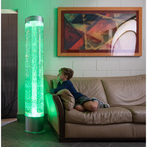 Lumina Extra Wide 1.5m Bubble Tube - With Floating Balls and Remote-Bubble Tubes, Calming and Relaxation, Helps With, Lumina, Stock-Learning SPACE