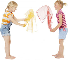 Magic Scarves - 12Pcs/4 Colours-Active Games, Games & Toys, Gonge, Stock, Tactile Toys & Books-Learning SPACE
