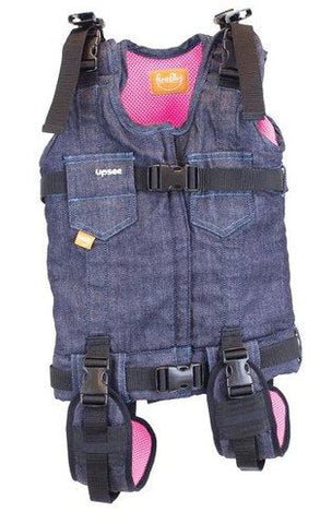 Medium Pink Upsee Harness Only-Adapted, Adapted Outdoor play, Mobility Aid, Specialised Prams Walkers & Seating-Learning SPACE