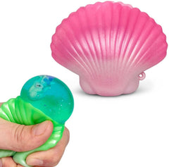 Mermaid Squeeze and Reveal Shell-Fidget, Pocket money, Stock, Tobar Toys-Learning SPACE