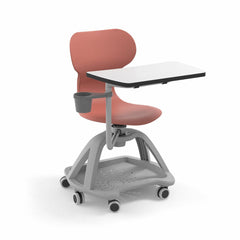 Mia Student Chair with Table-Dyslexia, Learning Difficulties, Movement Chairs & Accessories, Neuro Diversity, Seating-Terracotta-Learning SPACE