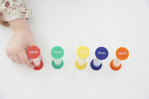 Midi Sand Timers Pack 5-AllSensory, Calmer Classrooms, Classroom Packs, Early Years Maths, Helps With, Maths, Planning And Daily Structure, Primary Maths, PSHE, Rewards & Behaviour, Sand Timers & Timers, Schedules & Routines, Sensory Seeking, Stock, TickiT, Time, Visual Sensory Toys-Learning SPACE