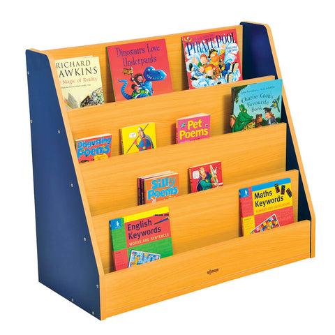 Milan Book Display Units-Bookcases, Classroom Displays, Classroom Furniture, Shelves-Blue-Learning SPACE