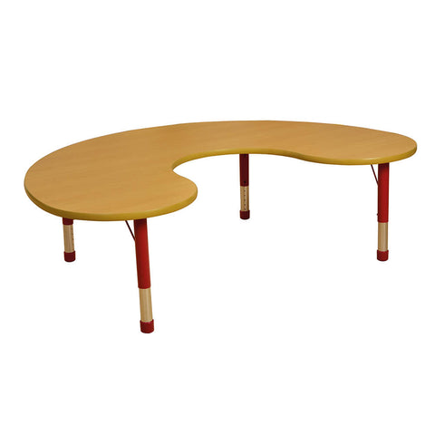 Milan Group Table-Classroom Table, Furniture, Height Adjustable, Horseshoe, Profile Education, Table-Red-Learning SPACE