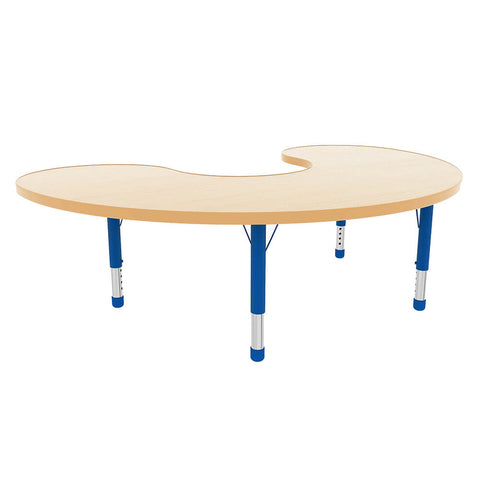 Milan Group Table-Classroom Table, Furniture, Height Adjustable, Horseshoe, Profile Education, Table-Blue-Learning SPACE