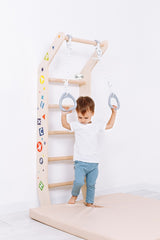 Kids Mini Wall Bars - Gross Motor Aid-Baby Climbing Frame, Exercise, Indoor Swings, Sensory Climbing Equipment-Learning SPACE