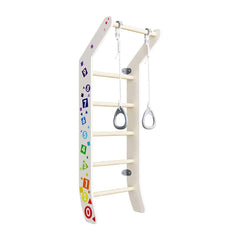 Kids Mini Wall Bars - Gross Motor Aid-Baby Climbing Frame, Exercise, Indoor Swings, Sensory Climbing Equipment-Learning SPACE