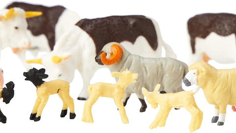 Mixed Animal Mini Figurines-Farms & Construction, Games & Toys, Imaginative Play, Primary Games & Toys-Learning SPACE