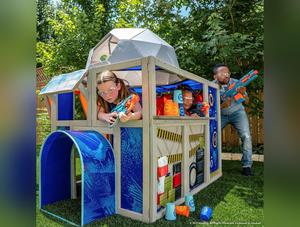 Nerf Geo Strike Headquarters-Building Toys-Active Games, Exercise, Gifts For 3-5 Years Old, Kidkraft Toys, Outdoor Toys & Games, Play Houses-Learning SPACE