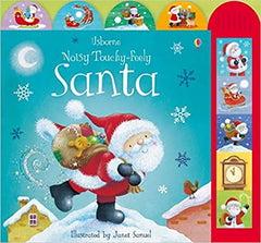 Noisy Touchy-Feely Santa Book-AllSensory, Baby Books & Posters, Christmas, Early Years Books & Posters, Early Years Literacy, Helps With, Seasons, Sensory Seeking, Stock, Usborne Books-Learning SPACE