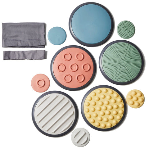 Nordic Tactile Discs 5 Large/5 Small-AllSensory, Early Years Sensory Play, Gonge, Tactile Toys & Books-Learning SPACE