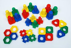 Nuts and Bolts for Fine Motor Skills and Co-Ordination-Dyslexia, EDX, Farms & Construction, Fidget, Imaginative Play, Learning Difficulties, Maths, Neuro Diversity, Primary Maths, Shape & Space & Measure, Stock, Strength & Co-Ordination-Learning SPACE