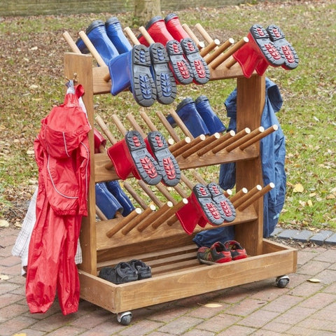 Outdoor Mobile Welly Storage-Cosy Direct, Storage, Trolleys-Learning SPACE