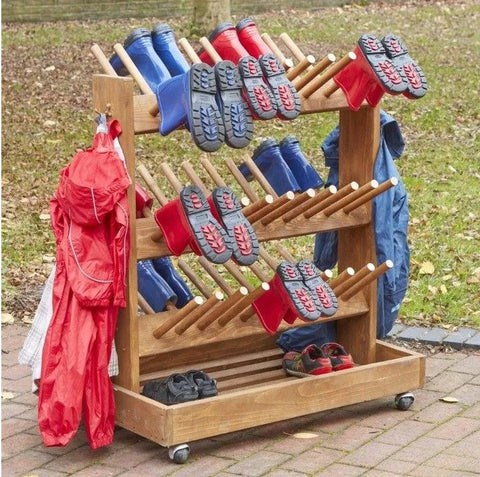 Outdoor Mobile Welly Storage-Cosy Direct, Storage, Trolleys-Learning SPACE