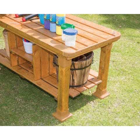 Outdoor Workbench-Forest School & Outdoor Garden Equipment, Messy Play, Mud Kitchen, Outdoor Furniture, Playground Equipment, Wooden Toys-Learning SPACE