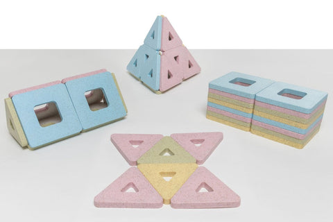 Pastel KinderMag Starter Set-Additional Need, Engineering & Construction, Fine Motor Skills, Helps With, Maths, Polydron, Primary Maths, S.T.E.M, Shape & Space & Measure-Learning SPACE
