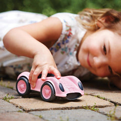 Pink Race Car-Baby & Toddler Gifts, Baby Toys, Cars & Transport, Eco Friendly, Gifts For 1 Year Olds, Green Toys-Learning SPACE