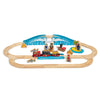 Pirate Train Set-Bigjigs Toys, Cars & Transport, Dinosaurs. Castles & Pirates, Games & Toys, Gifts For 3-5 Years Old, Train, Wooden Toys-Learning SPACE