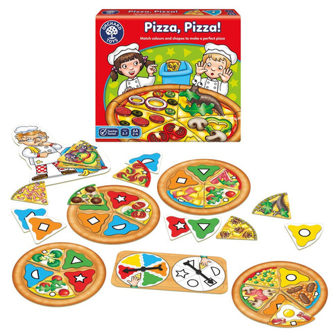 Pizza Pizza Game-Early years Games & Toys, Fractions Decimals & Percentages, Gifts For 3-5 Years Old, Gifts for 5-7 Years Old, Maths, Orchard Toys, Primary Games & Toys, Primary Maths, Table Top & Family Games-Learning SPACE
