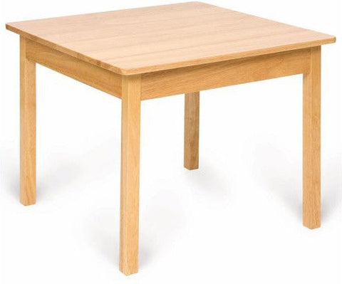 Plain Wooden Table-Bigjigs Toys, Square, Stock, Table, Wooden Table-Learning SPACE